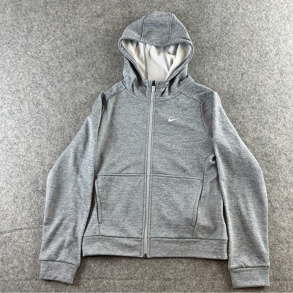 Nike Other - Nike Boys‎ Youth Zip Up Hoodie Size Medium Therma Fit Pullover SAMPLE